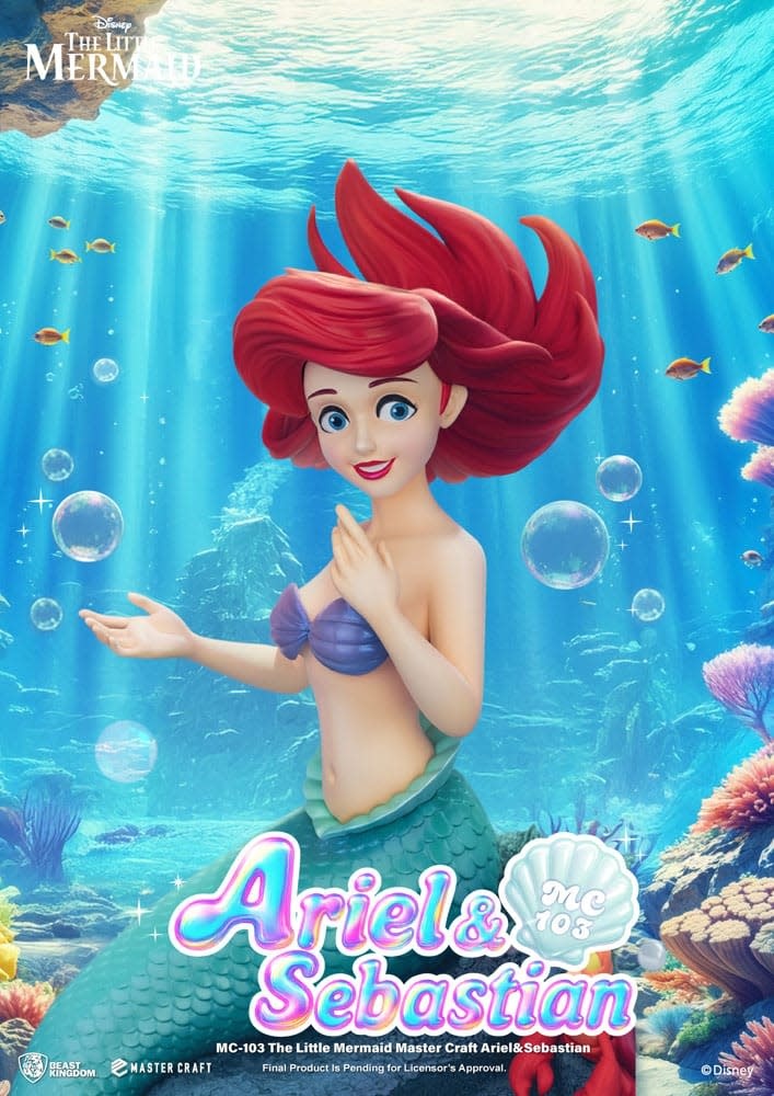 Master Craft Statue: Ariel & Sebastian 42 cm