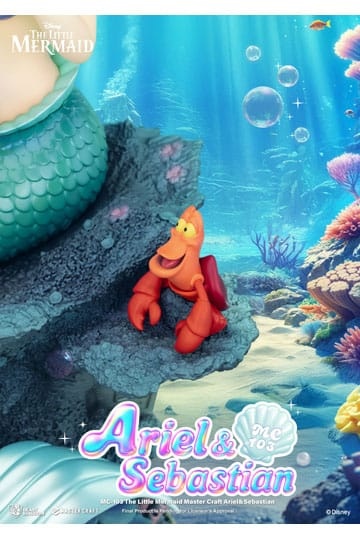 Master Craft Statue: Ariel & Sebastian 42 cm