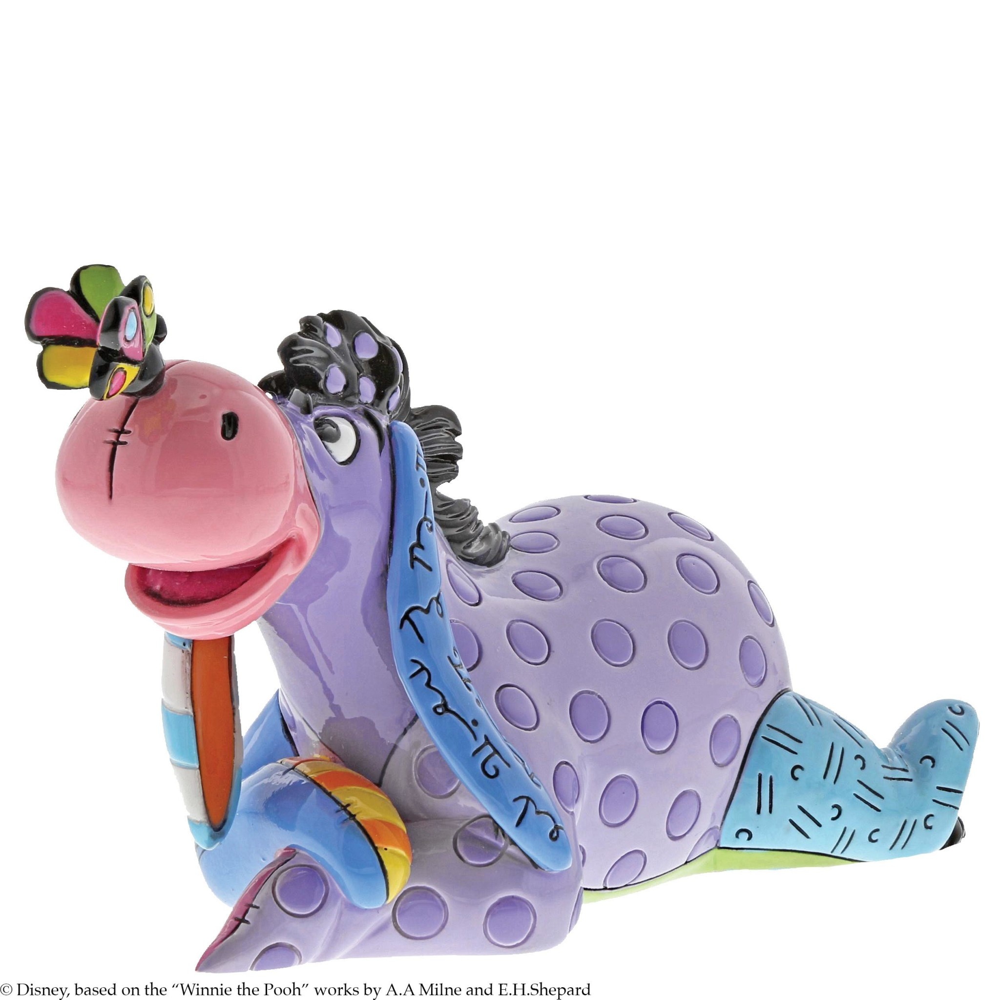 Mini Figurine: Eeyore - with Butterfly
