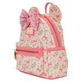 Backpack: Disney by Loungefly Mini Backpack Minnie Mouse Floral Bags Minnie Mouse