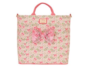 Backpack: Disney by Loungefly Backpack and Tote Bag Minnie Mouse Floral