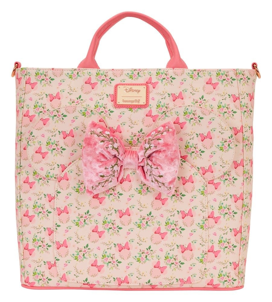 Backpack: Disney by Loungefly Backpack and Tote Bag Minnie Mouse Floral