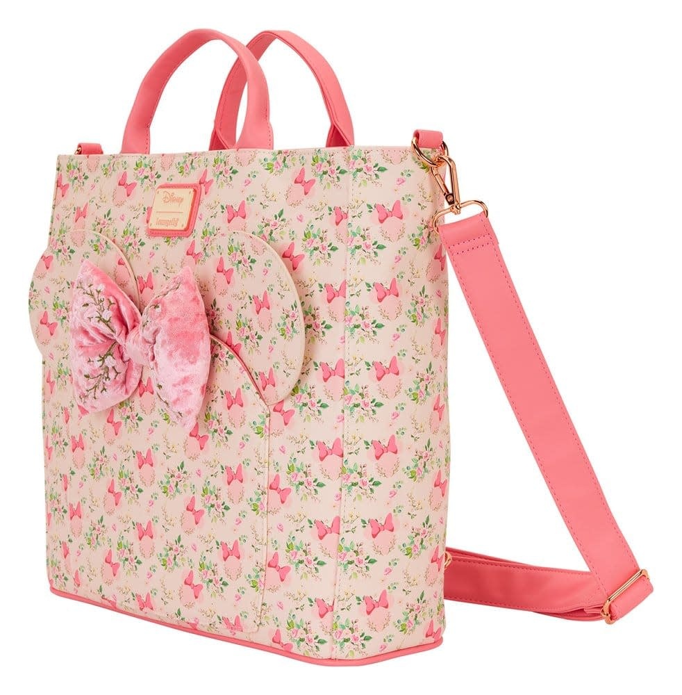 Backpack: Disney by Loungefly Backpack and Tote Bag Minnie Mouse Floral