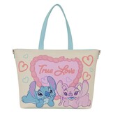 Tas: Lilo & Stitch by Loungefly Canvas Tote Bag True Love