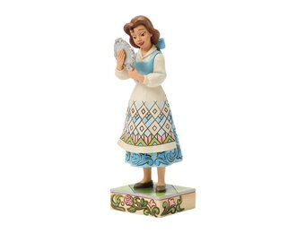 Figurine: Belle with Mirror -  Glimpse Within