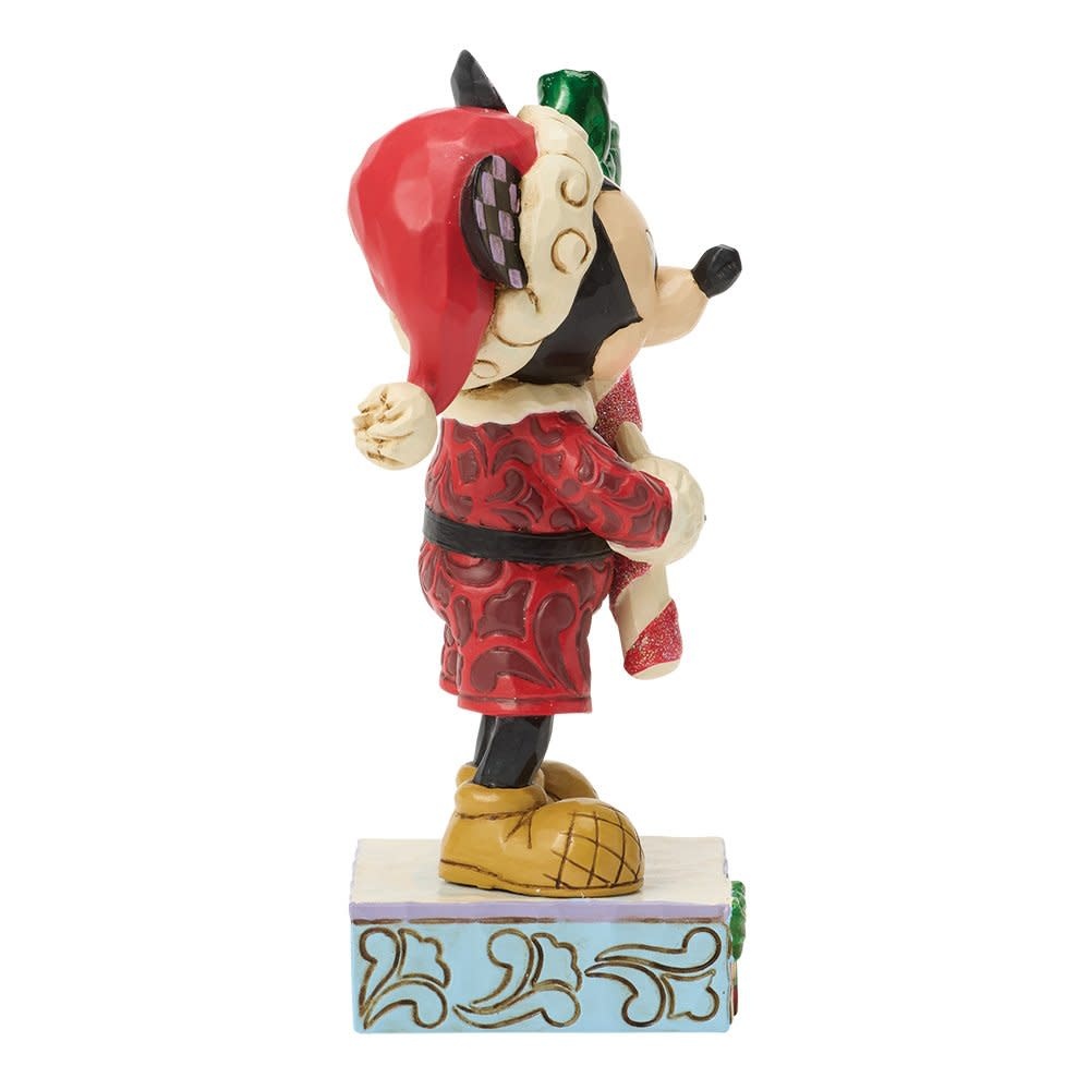 Figurine: Mickey with Candy Cane - Peppermint Magic
