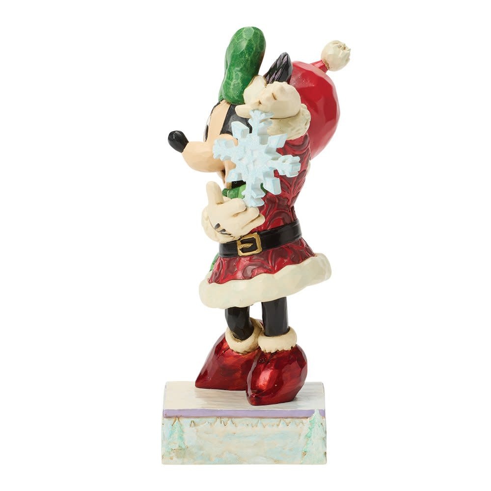 Figurine: Minnie with Snowflake - Snow Unique