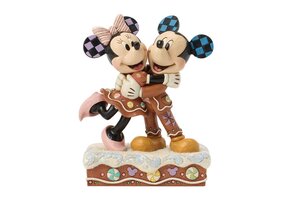 Figurine: Mickey and Minnie Gingerbread - Sugarcoated Sweethearts