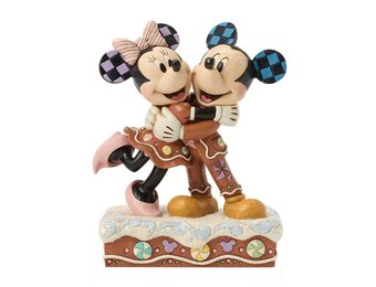Figurine: Mickey and Minnie Gingerbread - Sugarcoated Sweethearts