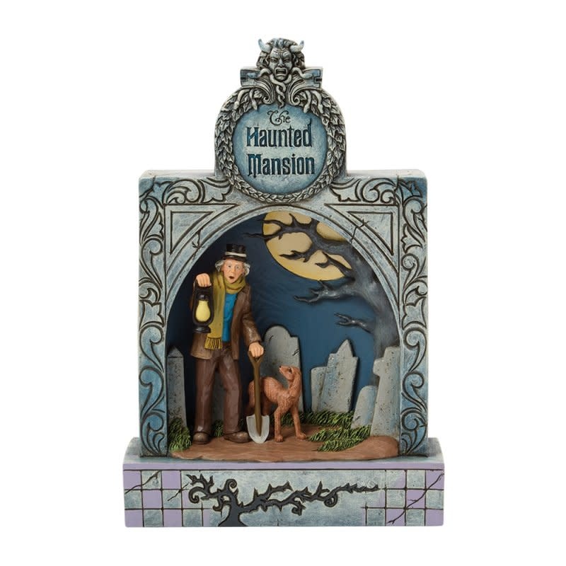 Figurine: Ghostly Graveyard Guardian - Haunted Mansion Diarama