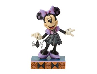 Figurine: Minnie Mouse (in Spider Dress) - Web-tastic Halloween