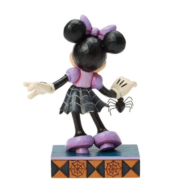 Figurine: Minnie Mouse (in Spider Dress) - Web-tastic Halloween