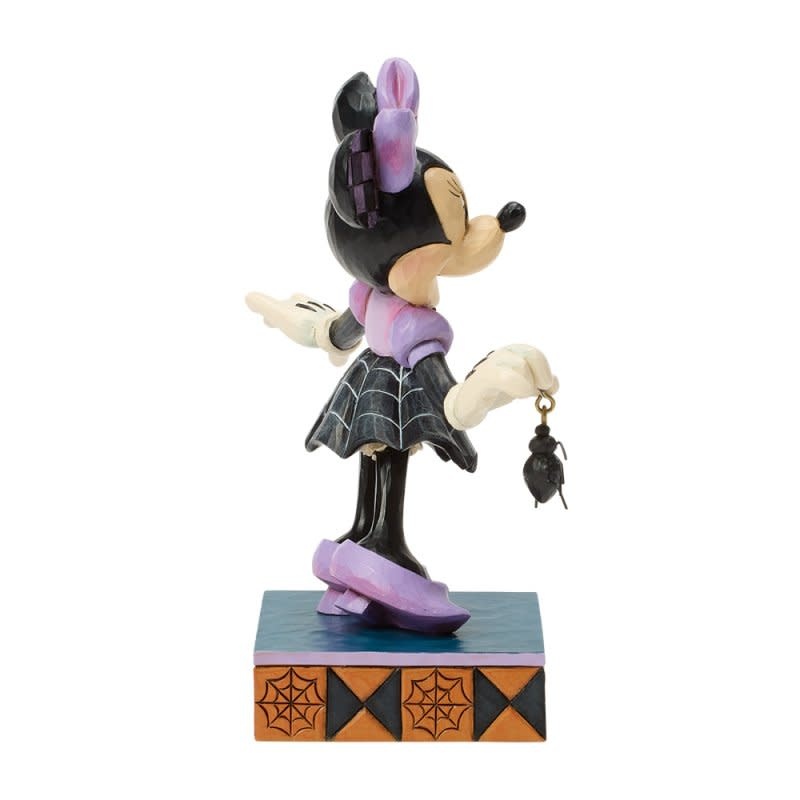 Figurine: Minnie Mouse (in Spider Dress) - Web-tastic Halloween