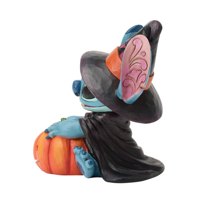 Figurine: Stitch - Witch with Jack-O-Lantern