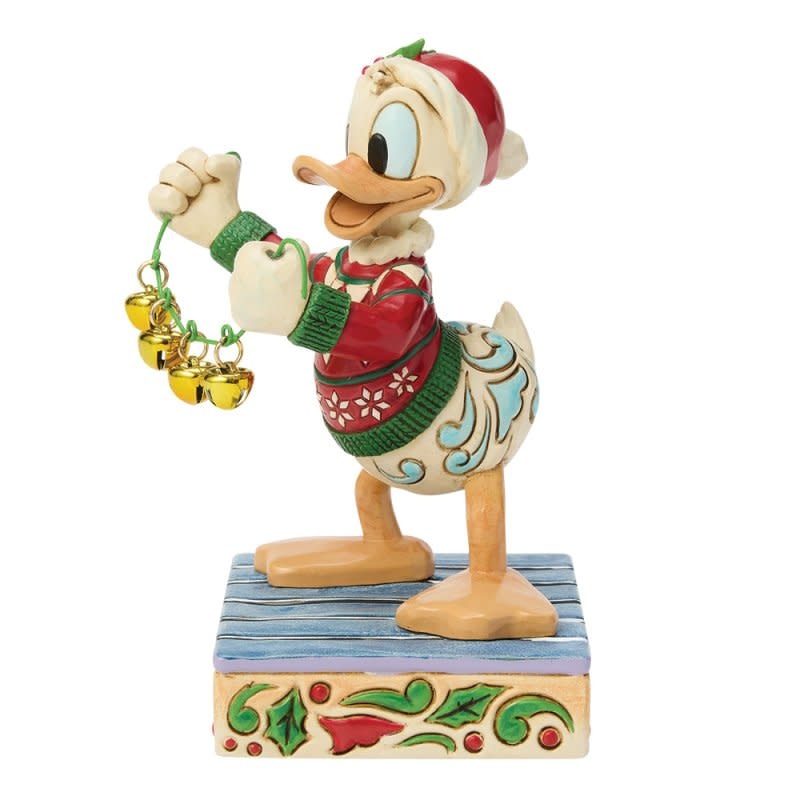 Figurine: Donald Duck  (with Bells) - Holiday Jingle