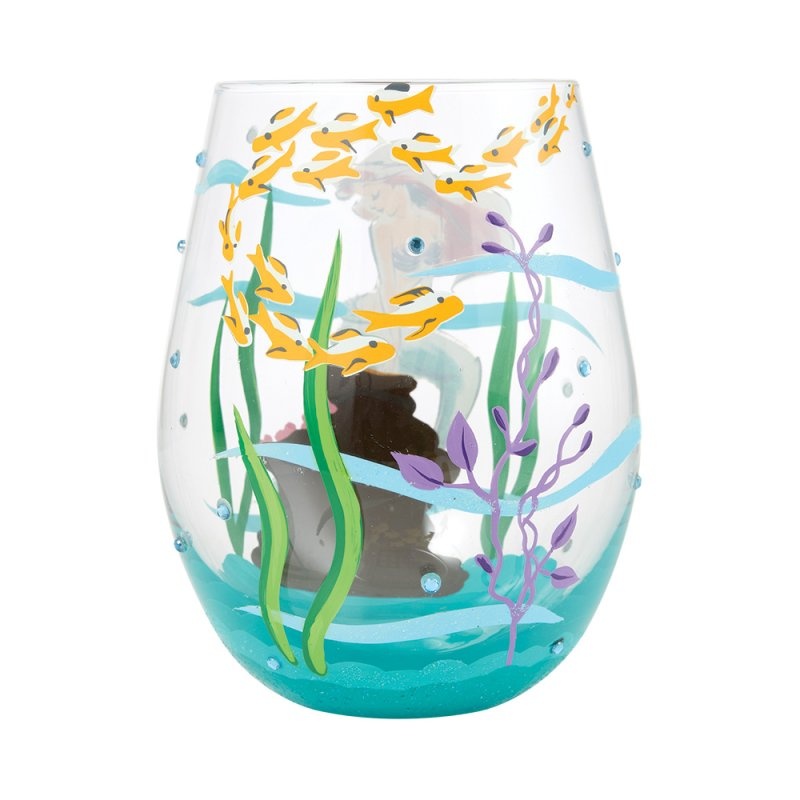 Glas: Ariel - An Ocean of Dreams (Stemless Glass by Lolita)
