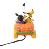 Figurine: Mickey Mouse - Lit Pumpkin Car
