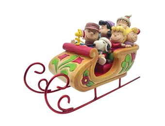 Figurine: Peanuts - A Sleigh Ride to Remember