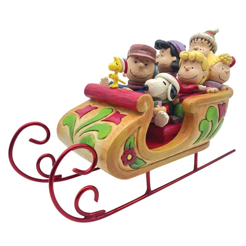 Figurine: Peanuts - A Sleigh Ride to Remember