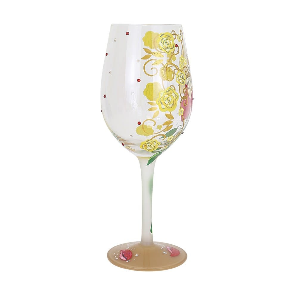 Wijnglas: Belle - Bold like a Rose (Glass by Lolita)