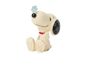 Mini Figurine: Snoopy - with Snowflake on Nose