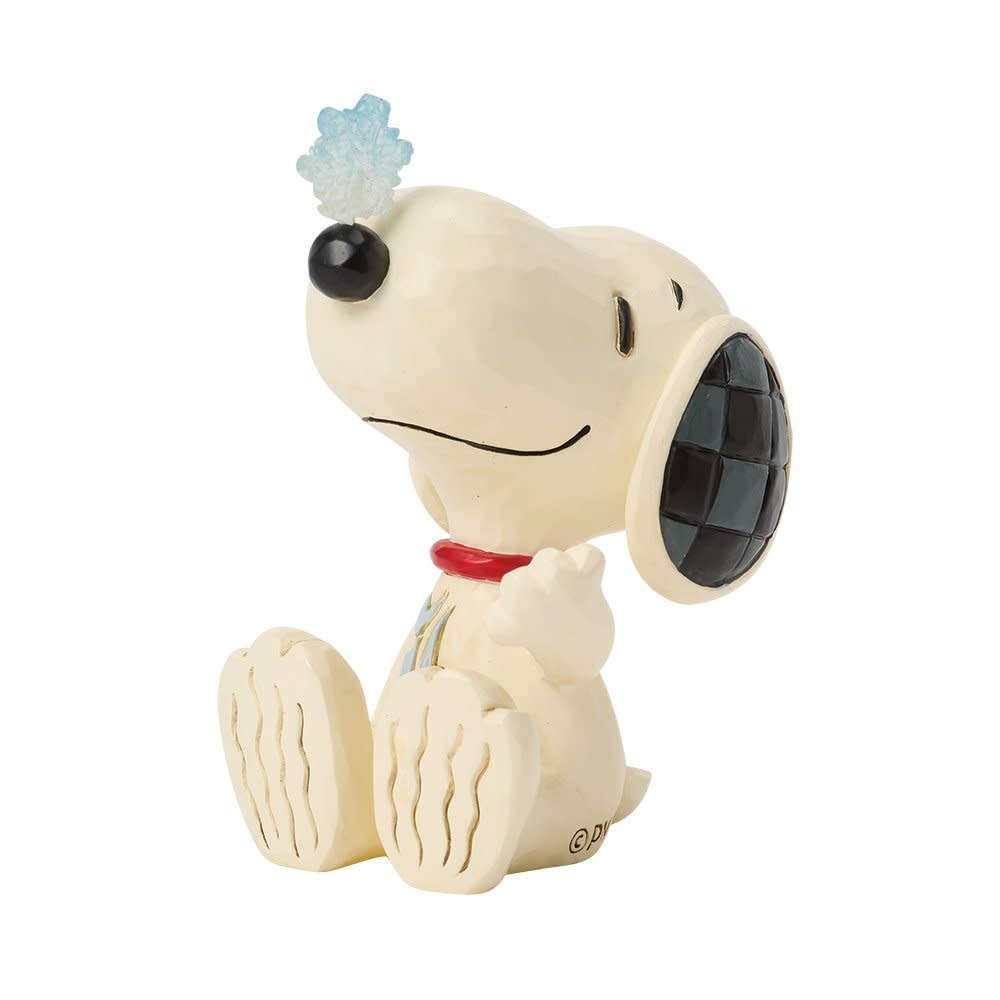 Mini Figurine: Snoopy - with Snowflake on Nose