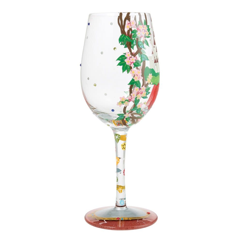Wijnglas: Snowwhite - Life is a Fairytale (Glass by Lolita)