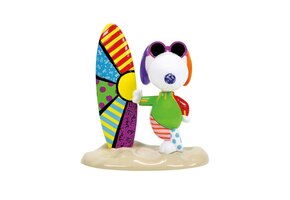 Figurine: Snoopy - Snoopy Surfing Figurine by Romero Britto