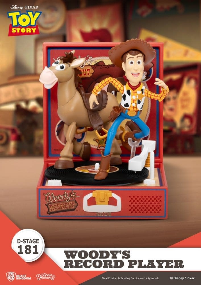 Figurine: Toy Story  - Record Player Series PVC figure Woody's Record Player 13 cm
