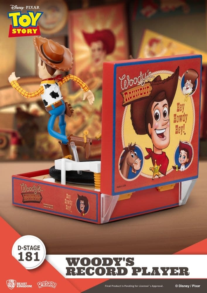 Figurine: Toy Story  - Record Player Series PVC figure Woody's Record Player 13 cm