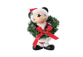 Figurine: Mickey Mouse - Holly Jolly