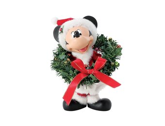 Figurine: Mickey Mouse - Holly Jolly