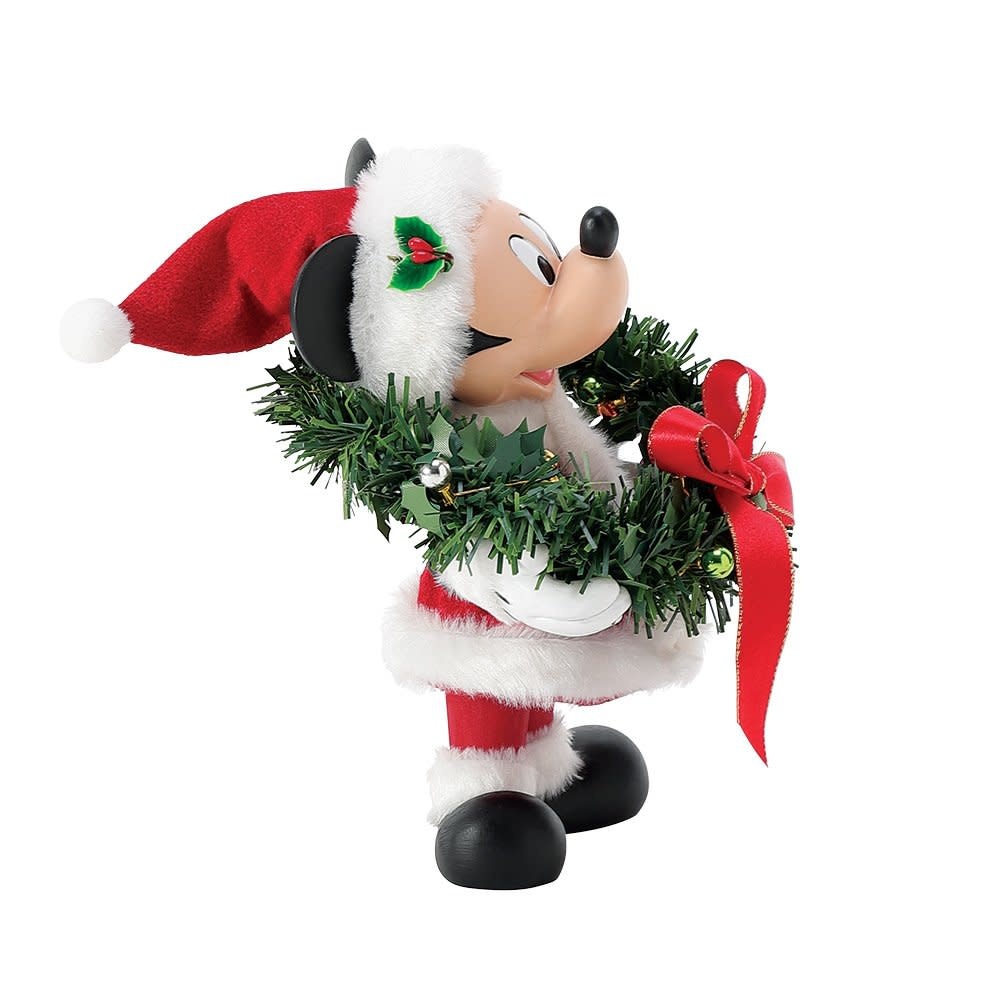 Figurine: Mickey Mouse - Holly Jolly