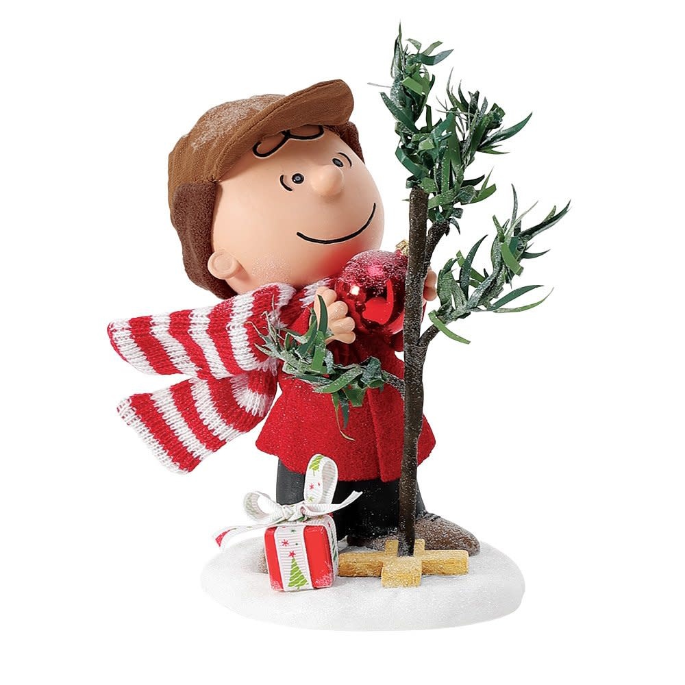 Figurine: Charlie Brown - Charlie Brown's tree