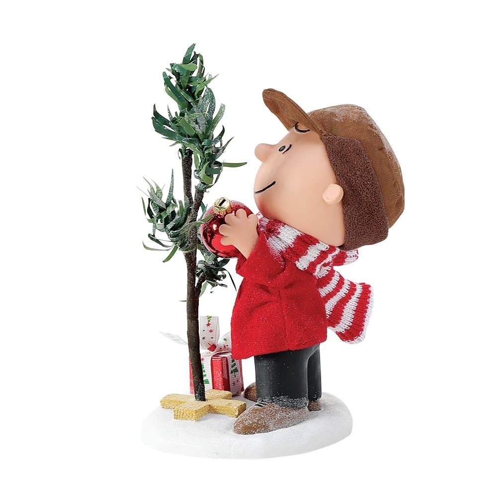 Figurine: Charlie Brown - Charlie Brown's tree