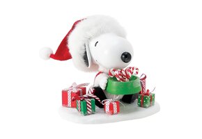 Figurine: Snoopy - Candy Canes