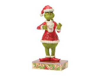 Figurine: Grinch - with Hot Chocolate Mug - The rinch by Jim Shore