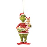 Hanging Ornament: The Grinch and Cindy-Lou - with Sign