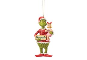 Hanging Ornament: The Grinch and Cindy-Lou - with Sign