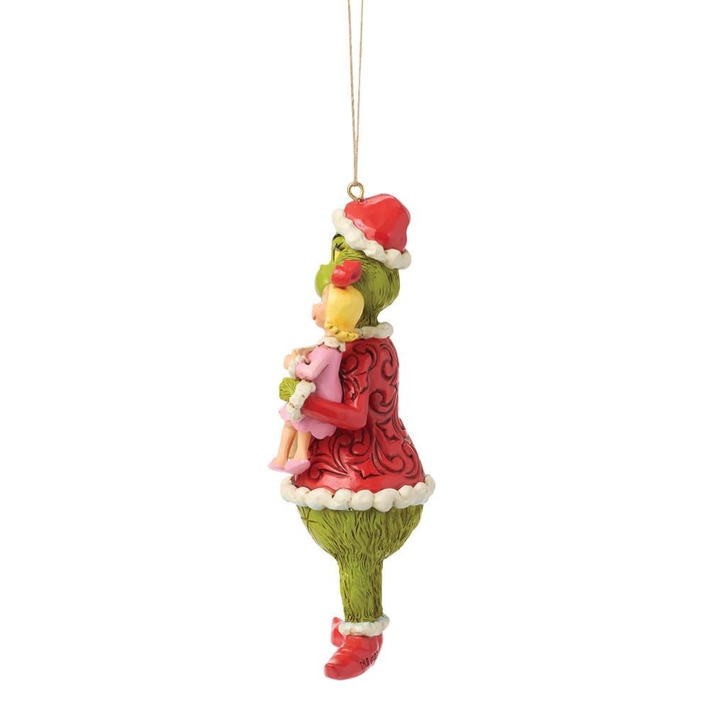 Hanging Ornament: The Grinch and Cindy-Lou - with Sign