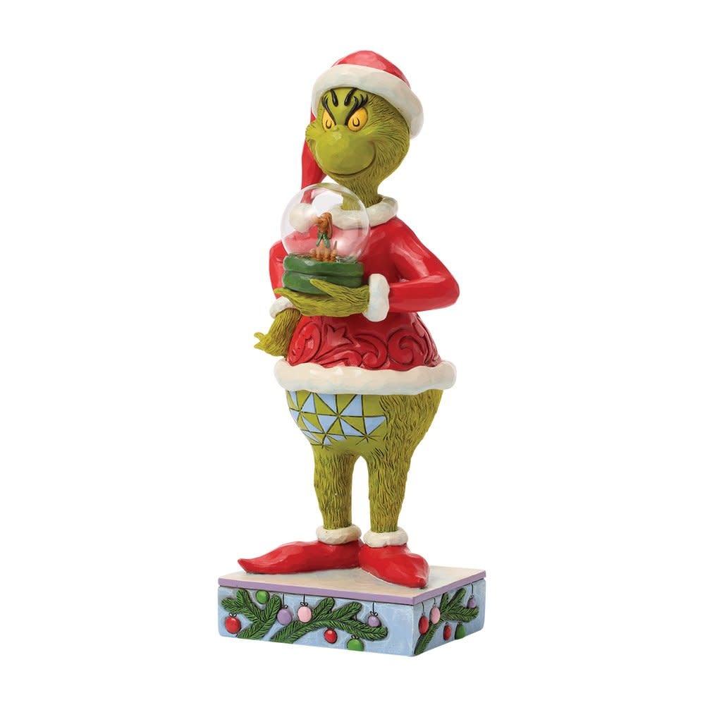 Figurine: The Grinch & Max - Holding Dry Dome