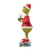 Figurine: The Grinch Holding Dry Dome with Max