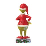 Figurine: The Grinch Holding Dry Dome with Max