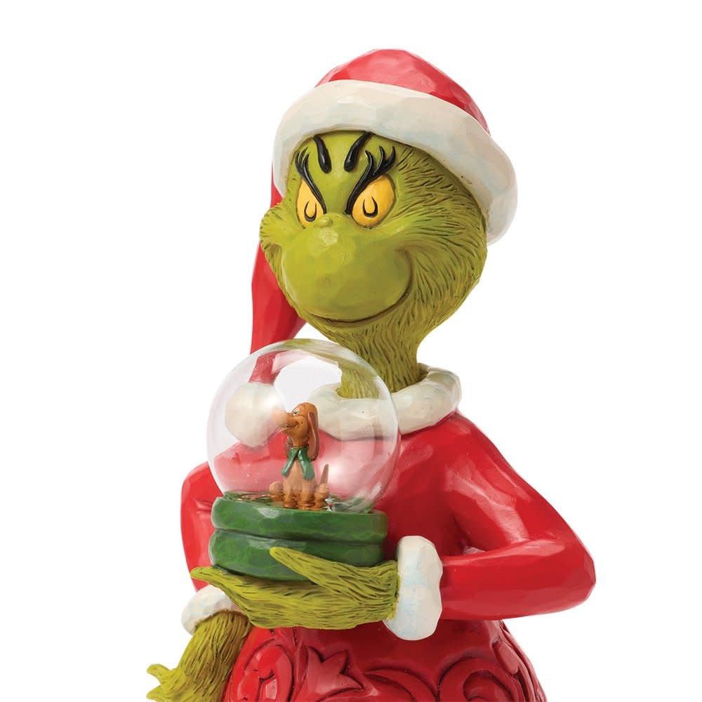 Figurine: The Grinch & Max - Holding Dry Dome