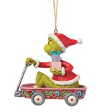 Hanging Ornament: The Grinch - in Wagon