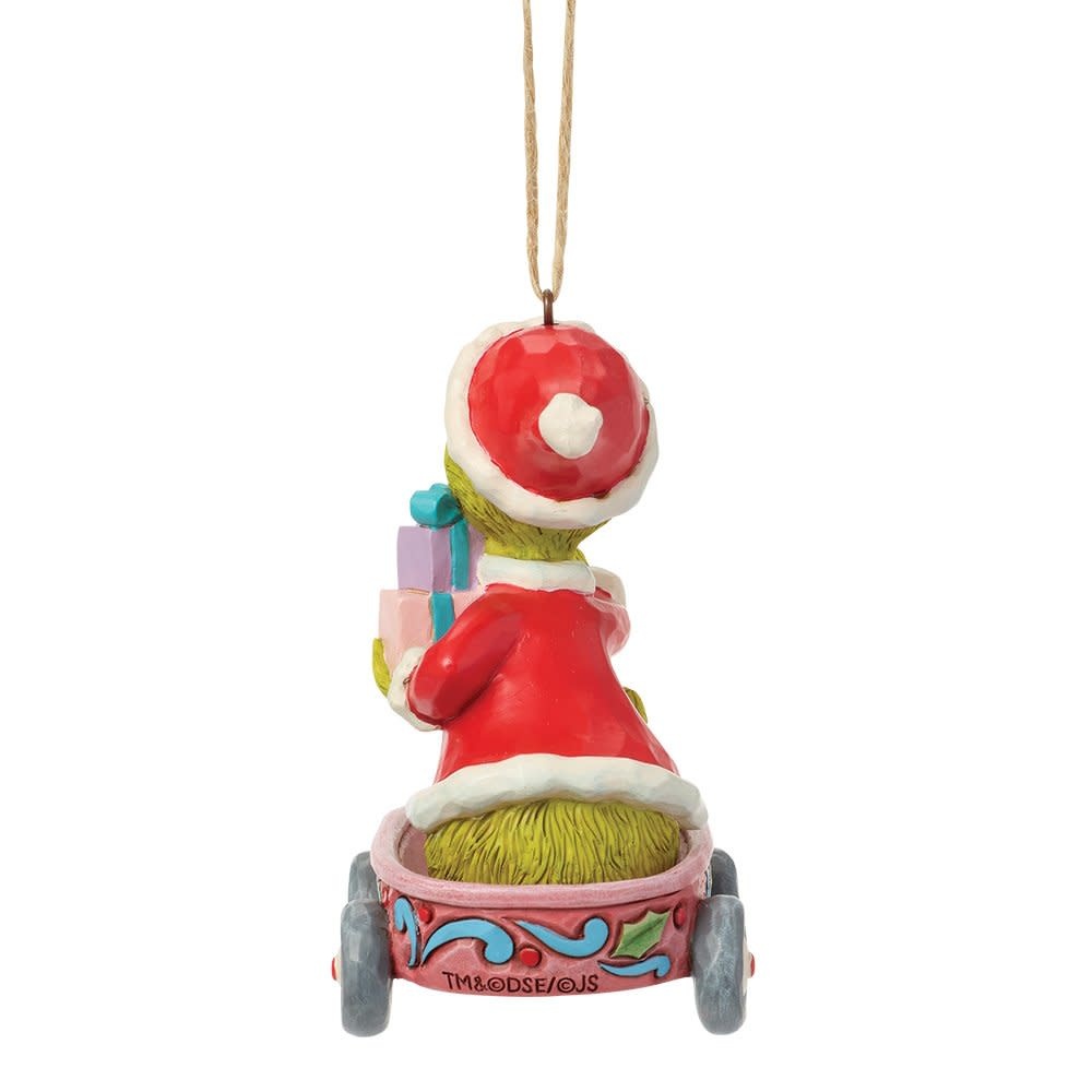 Ornament: The Grinch in Wagon Hanging Ornament