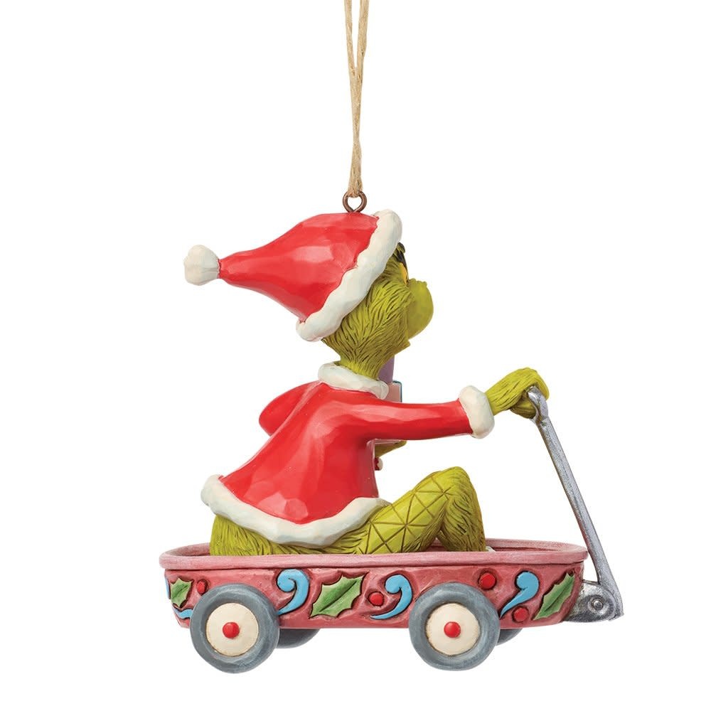 Ornament: The Grinch in Wagon Hanging Ornament