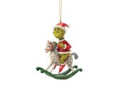 Ornament: The Grinch on Rocking Horse Hanging Ornament