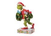 Figurine: The Grinch Stealing Wreaths