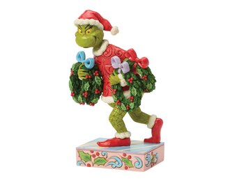 Figurine: The Grinch Stealing Wreaths